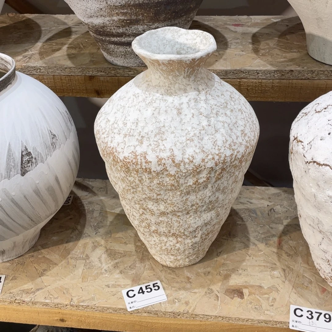 白泥花瓶景德镇陶瓷高度