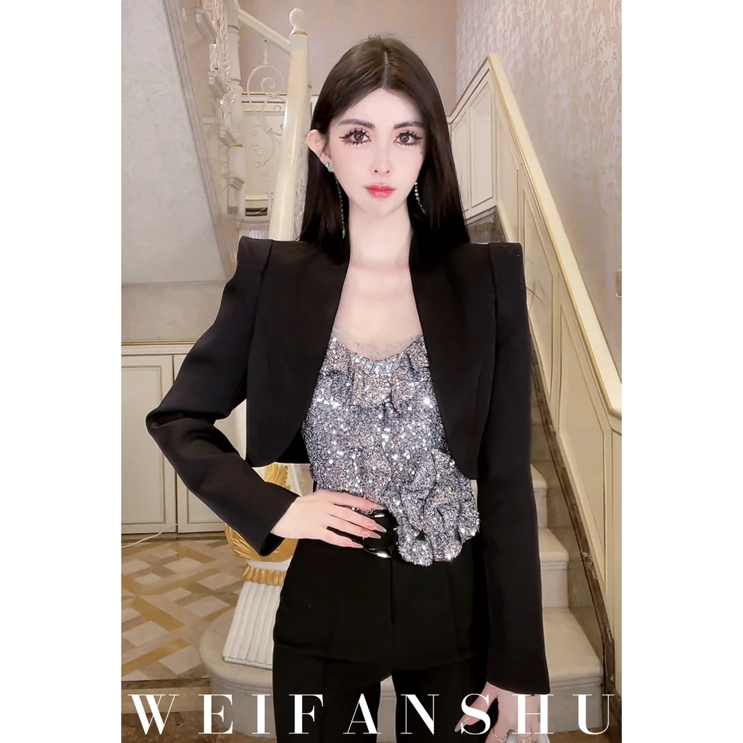 WEIFANSHU/魏凡舒【富家千金】私定外套小众简约薄款春夏季短外套