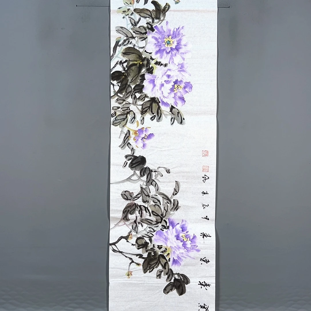 国画713 花鸟和蝴蝶都会出现