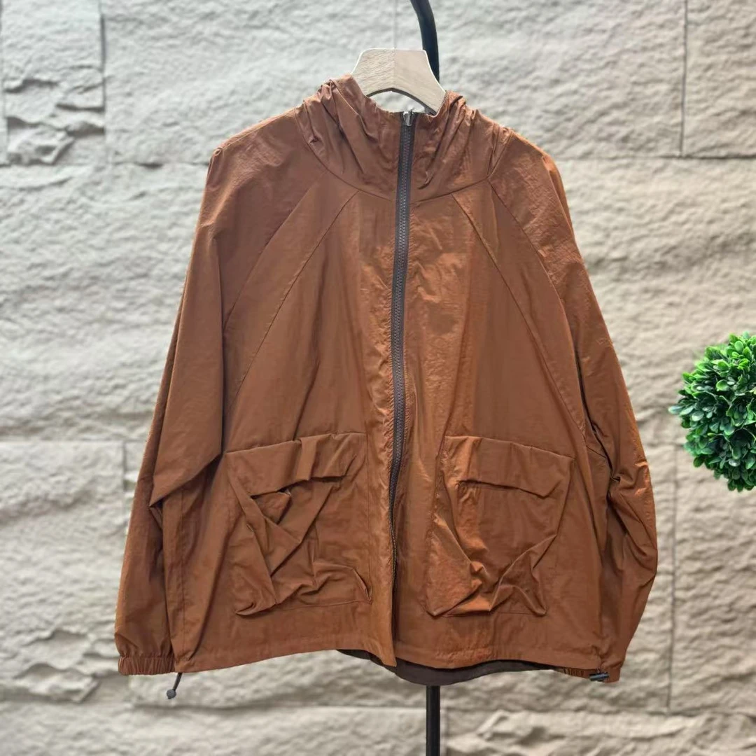 10514新款春秋两面穿休闲减龄显瘦防晒外套