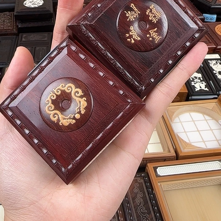 6公分红木黄蛉盒图案任选一个