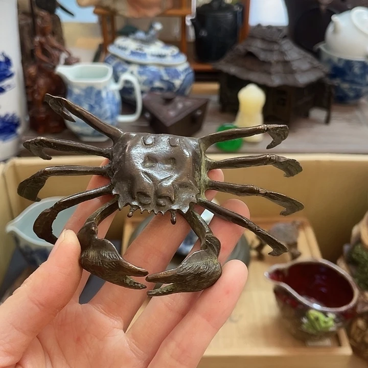 铜中古工艺品摆件