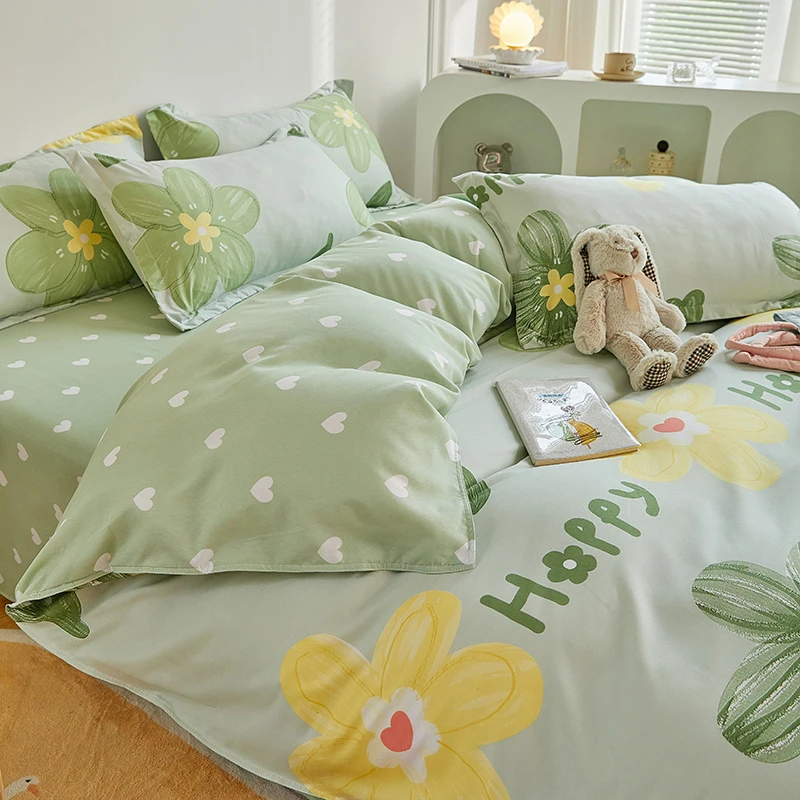 床上4件套礼品套件家纺磨毛四件套15米18米学生200x四件套高级感