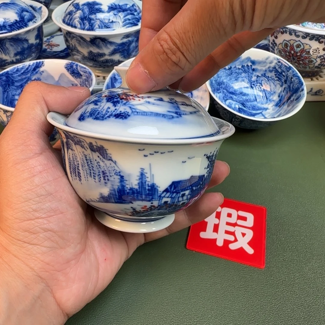 纯手工纯手绘茶具281开片