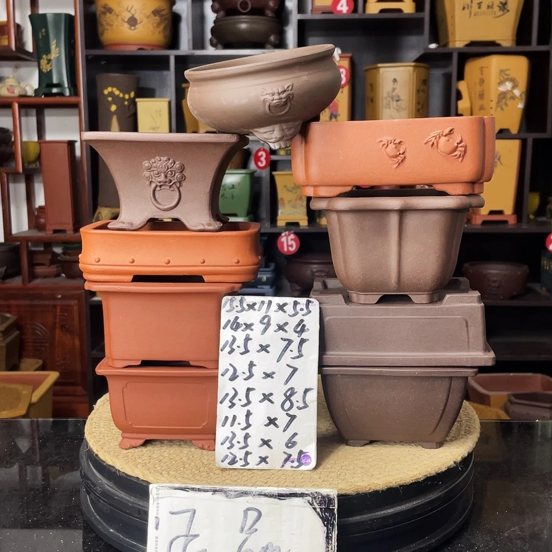 紫砂D-婉秋紫砂花盆