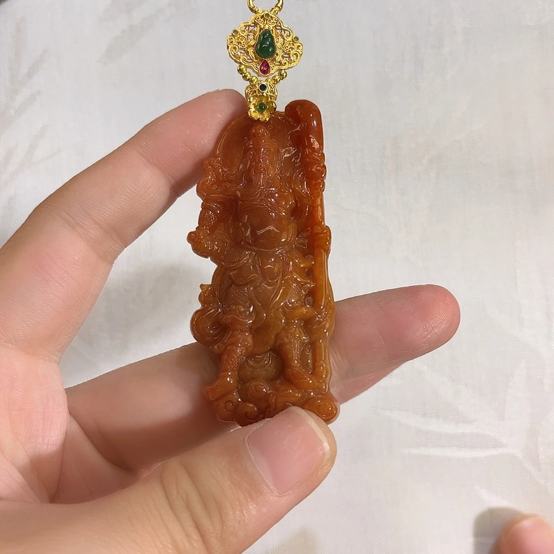 翡翠合金吊坠(赠链)