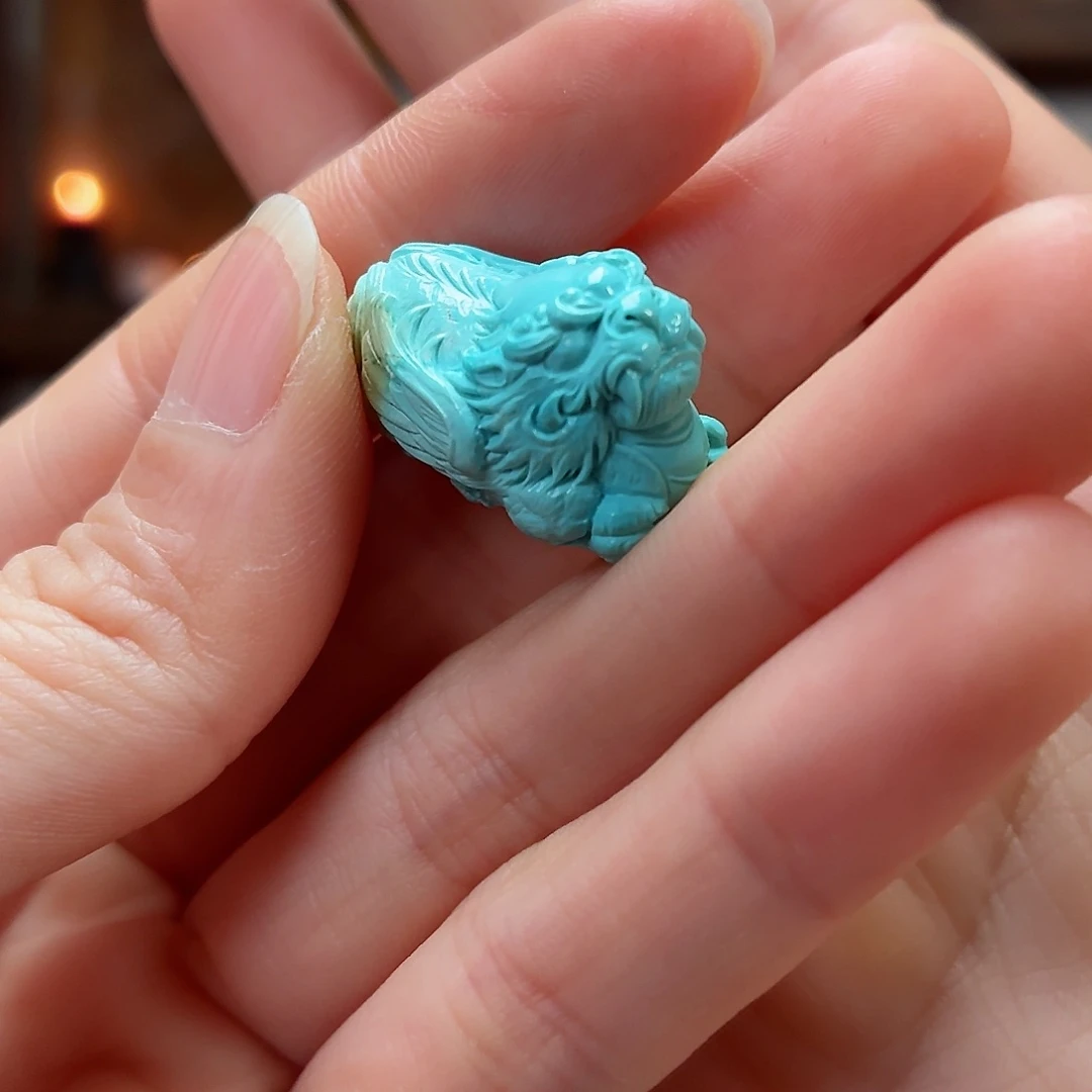 未镶嵌绿松石珠宝奇石老**鱼