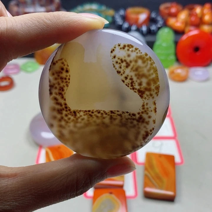 未镶嵌吊坠(不含链)玛瑙/玉髓屿****石