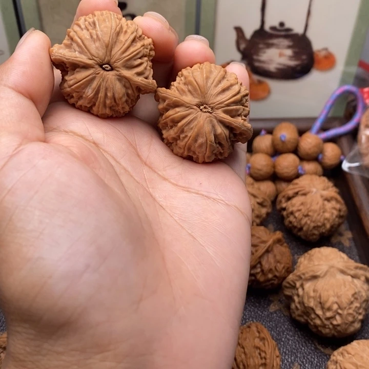 把件文玩核桃37石子磨