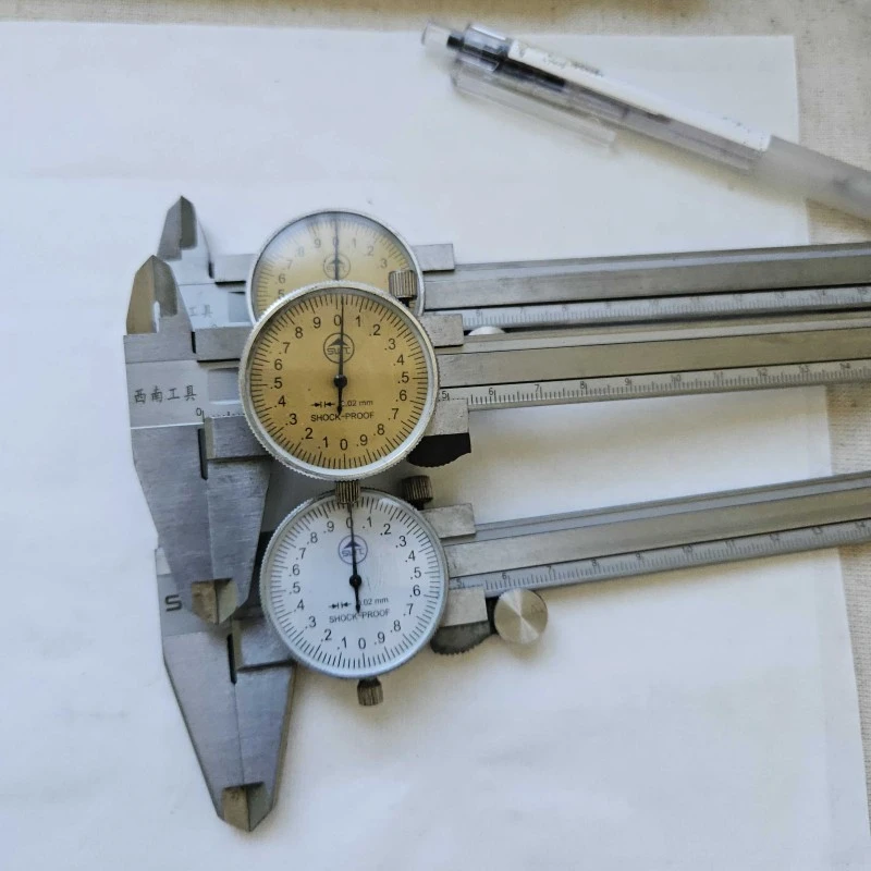 直播游标卡尺带表卡尺工业高精度0-150不锈钢卡尺