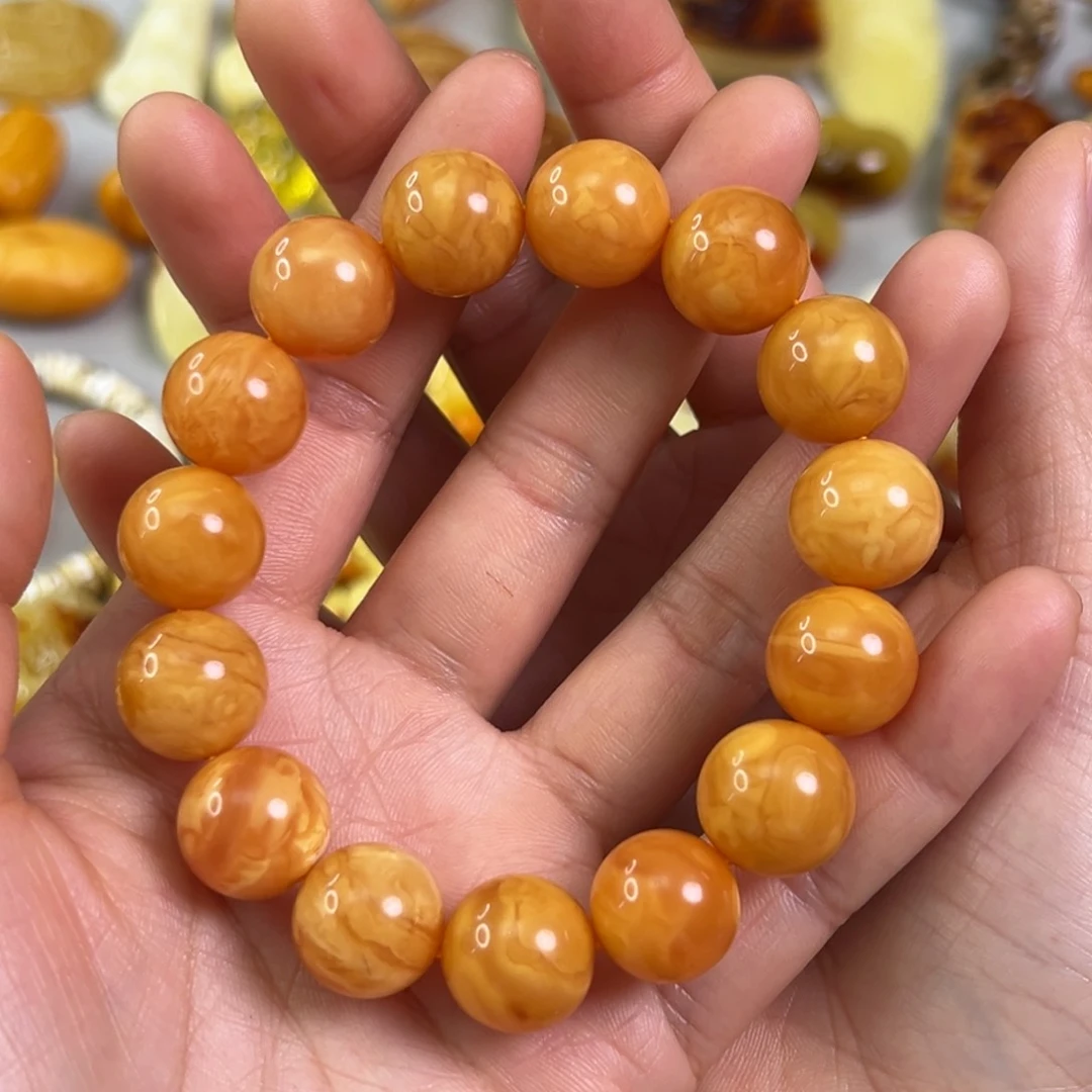 蜜蜡裸石未镶嵌蜜蜡