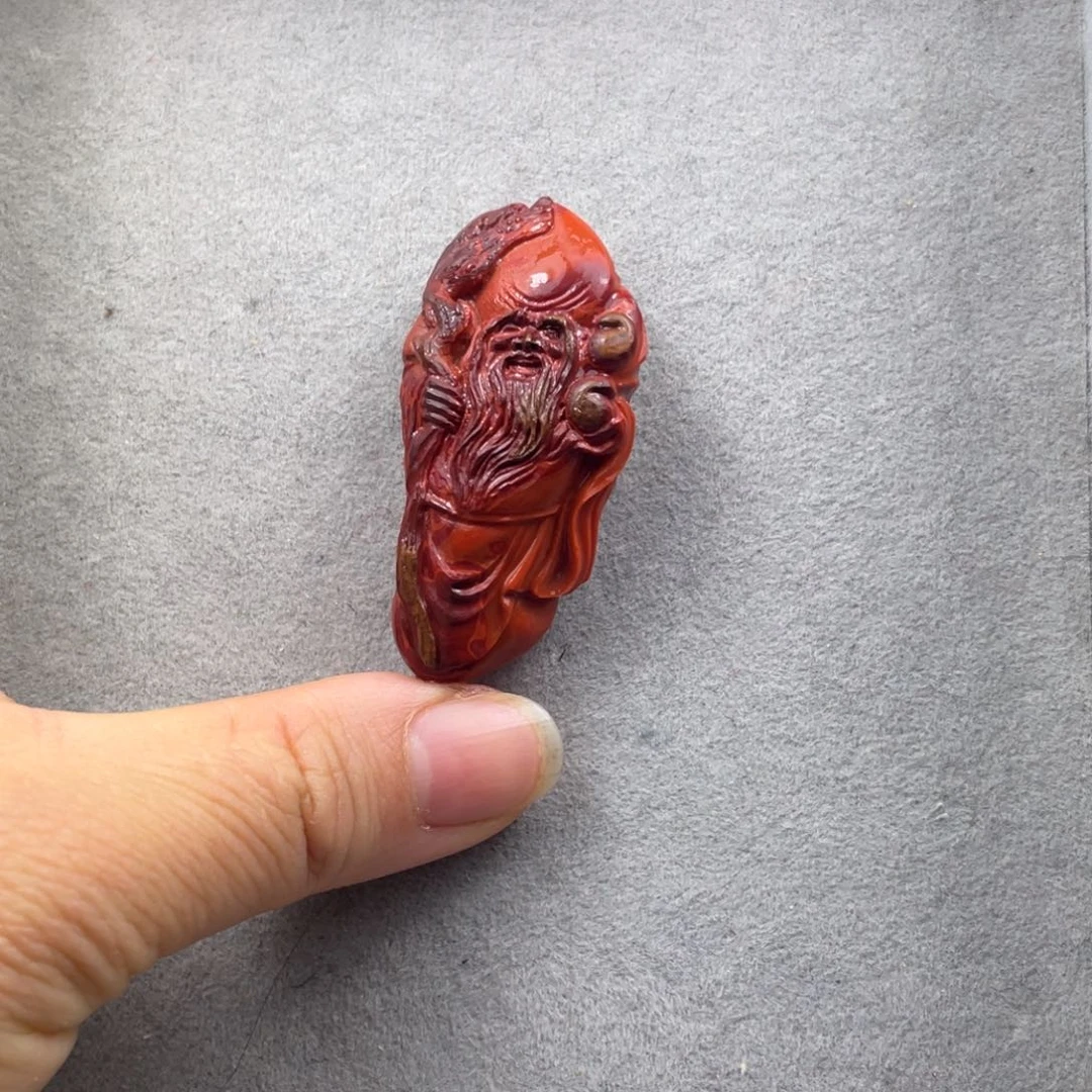 南红玛瑙未镶嵌颈饰