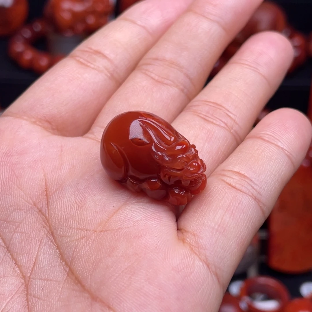 南红玛瑙珠宝奇石未镶嵌吊坠