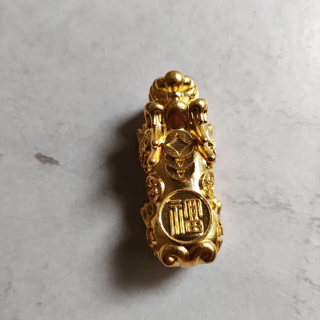 金元宝足金999貔貅珠子首饰