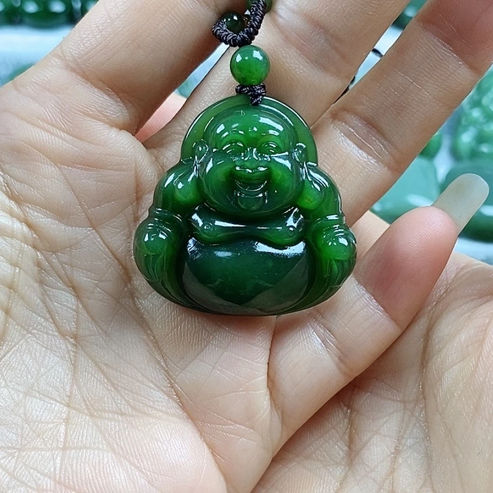 吊坠(不含链)未镶嵌和田玉（碧玉）34