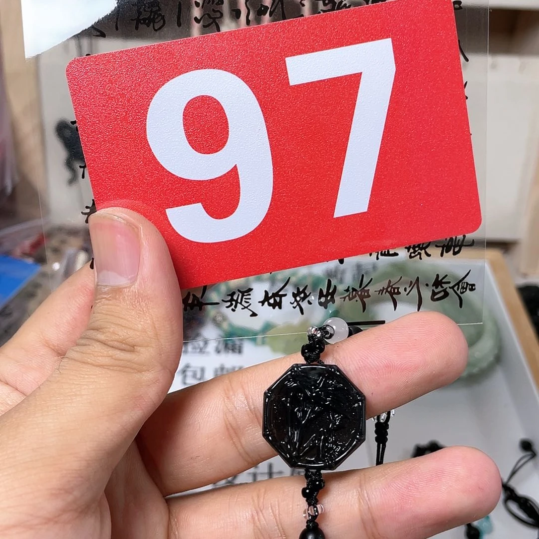 蛇纹石玉手链合金笑*