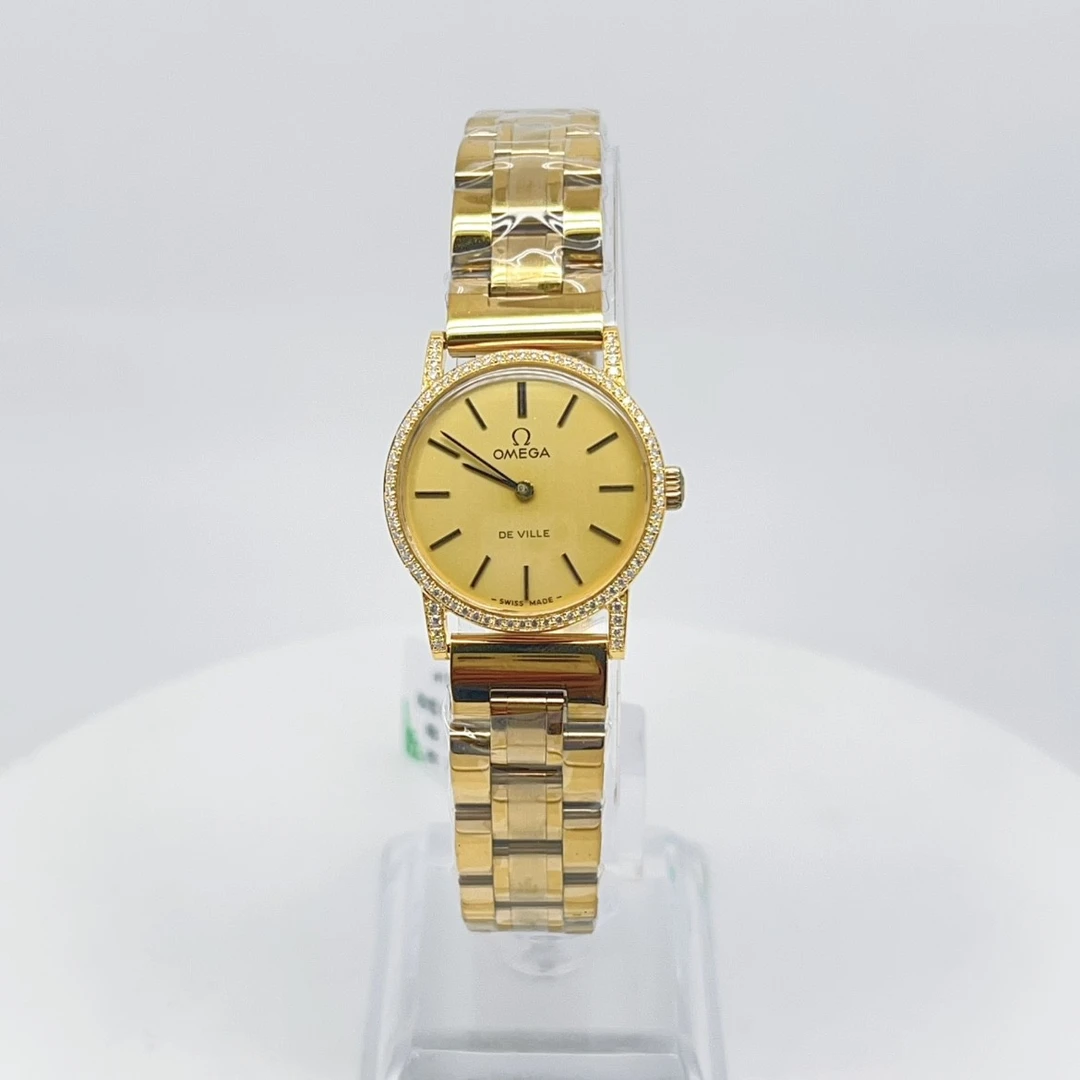 95新 Omega/欧米茄  手动机械后钻25mm/公价32999/w10209