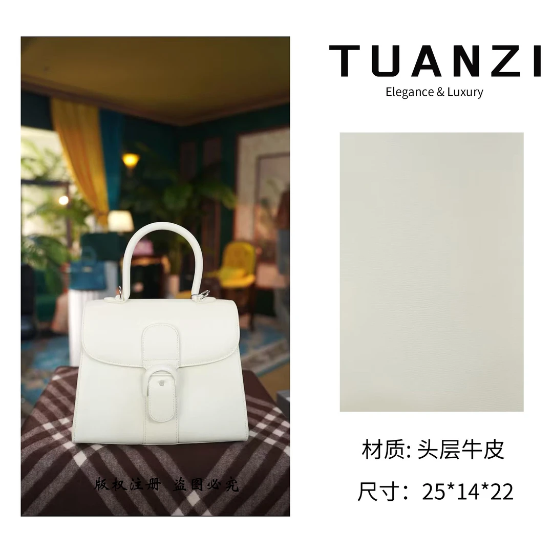 TUANZI【德尔-tempo-25cm】26年新款进口牛皮XKY-1152-白雪公主
