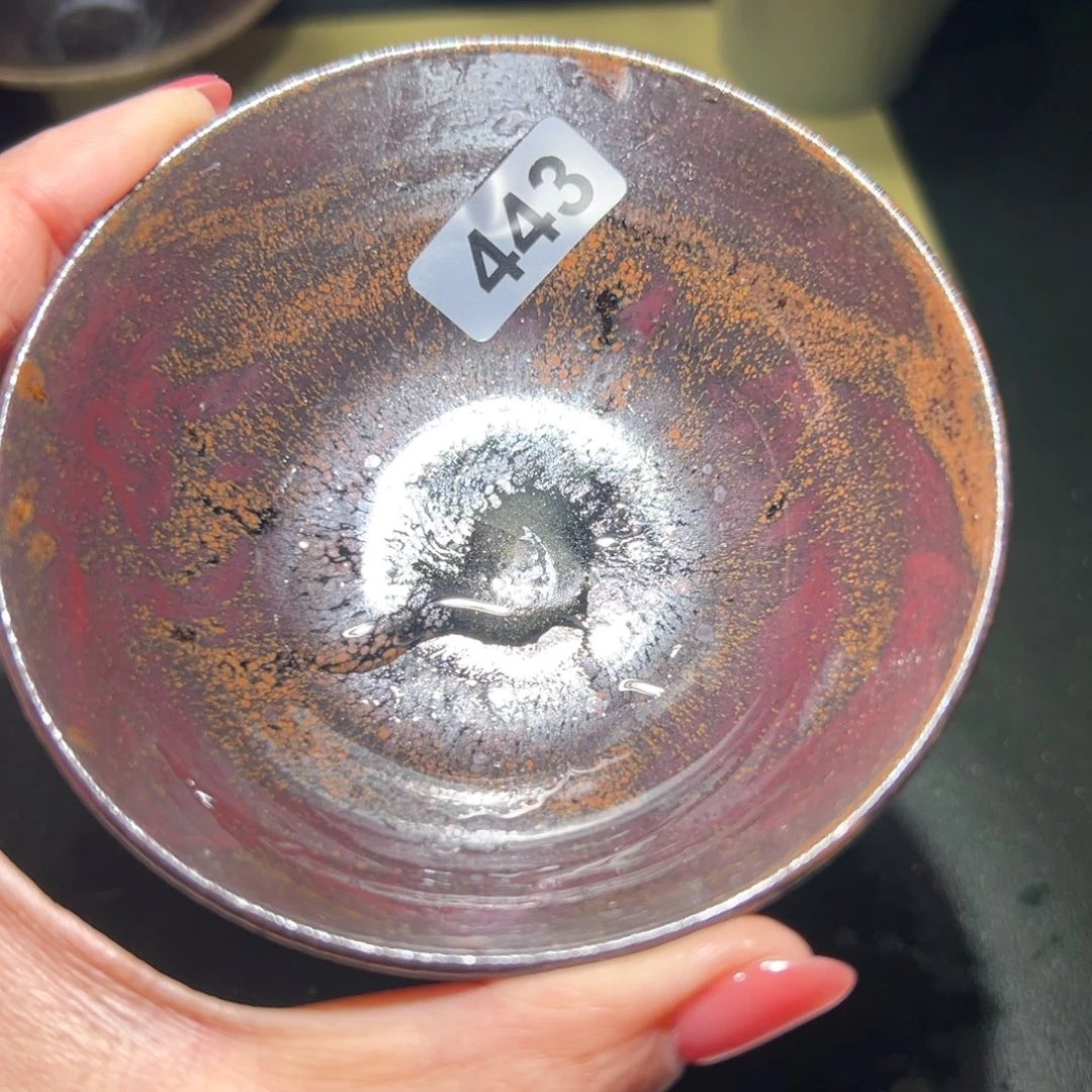 风***起茶盏全手工原矿原釉建盏