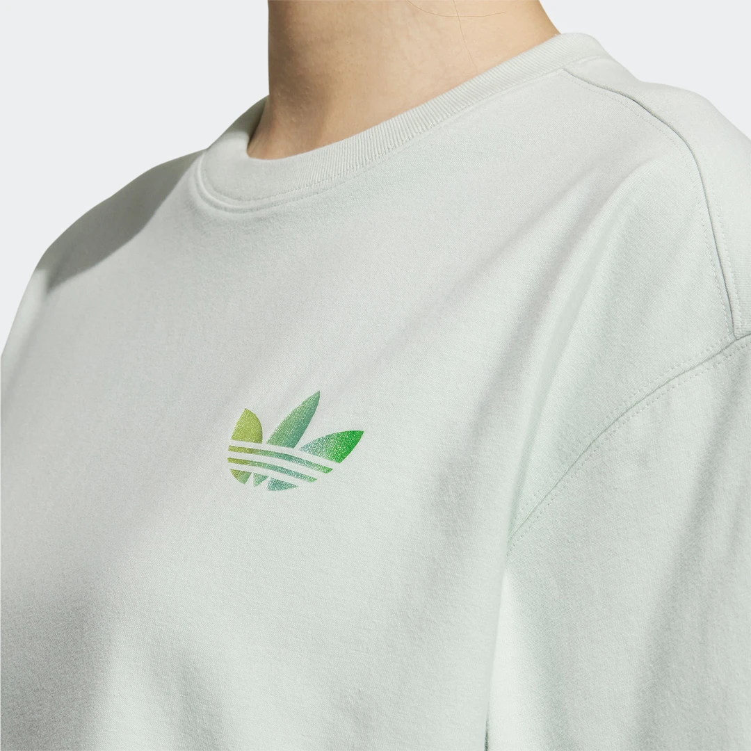 Adidas/阿迪达斯正品三叶草新款女子透气运动短袖T恤IK8627