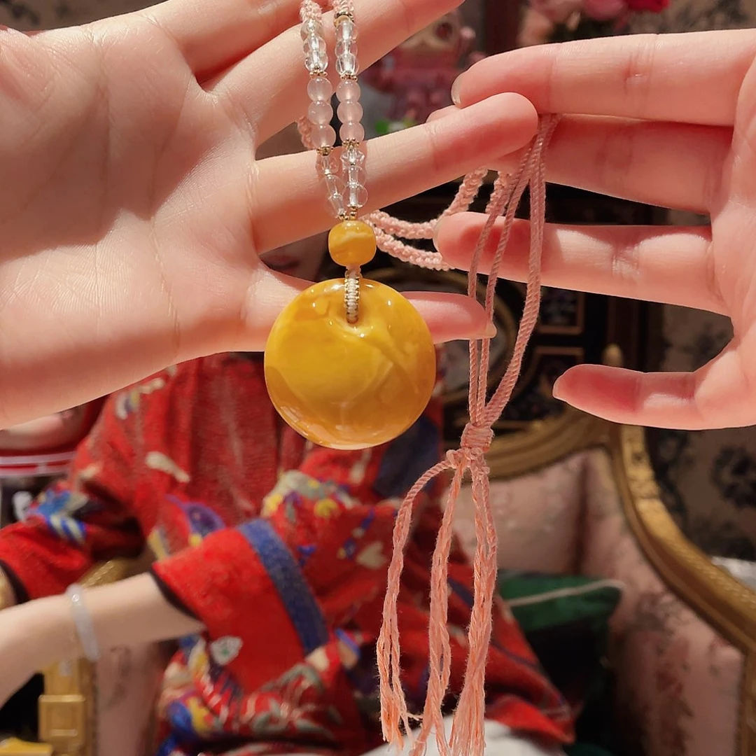 蜜蜡颈饰未镶嵌颈饰