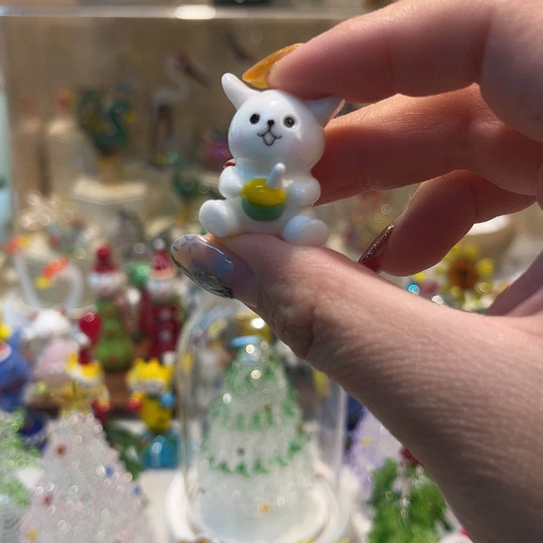 手工艺品琉璃线条小狗