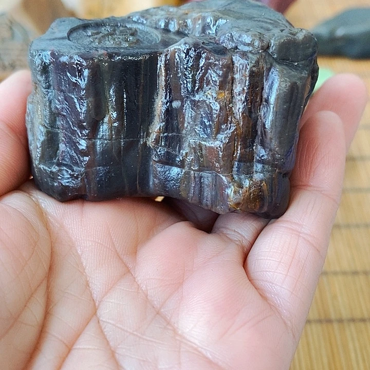 极***活原石雕刻工艺品手把摆件