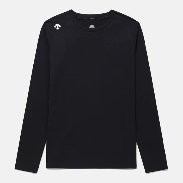 （断码清仓）DESCENTE/迪桑特运动休闲透气圆领长袖T恤SQ323UTL72