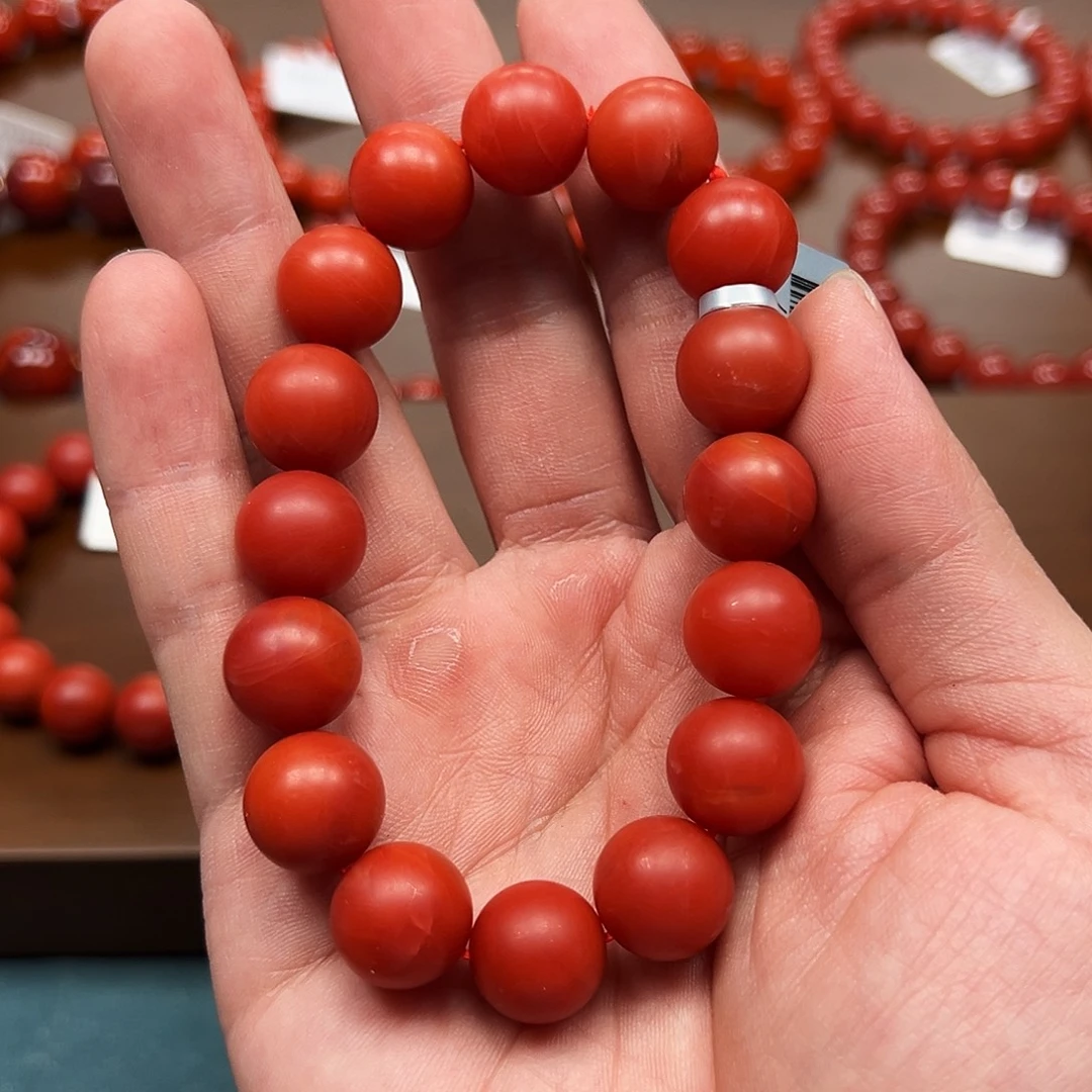 南红玛瑙未镶嵌手串