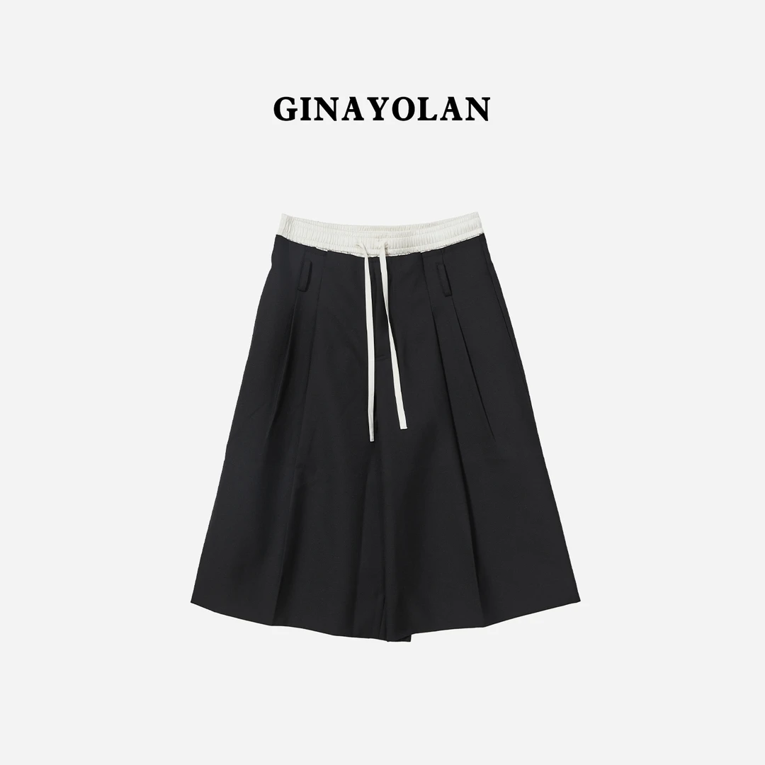 GINAYOLAN/瑾颜【私服系列】春夏新品休闲中裤