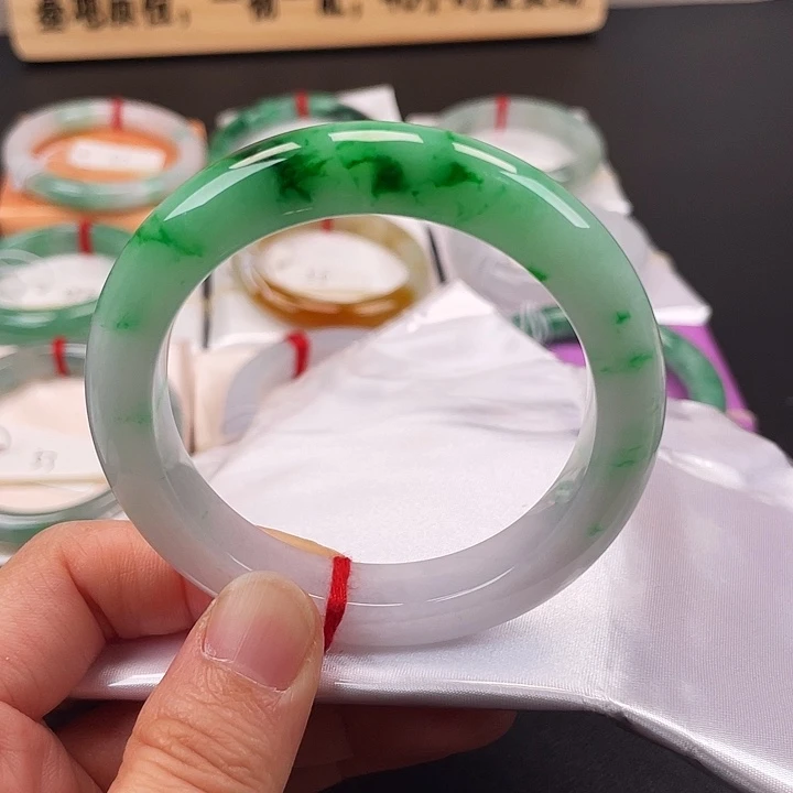 翡翠未镶嵌手镯手镯24