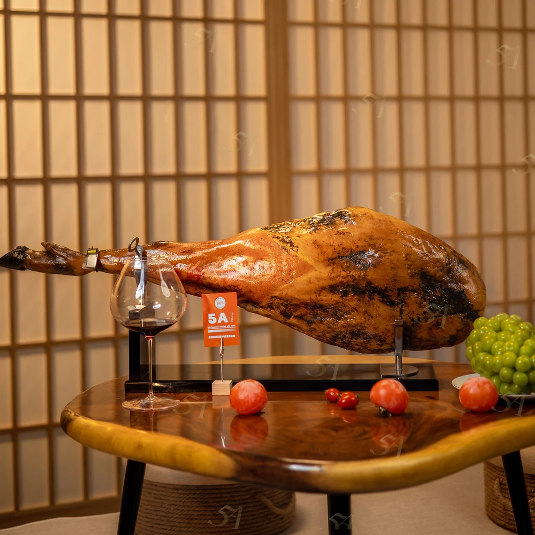 5A【称重黑标整腿】西班牙伊比利亚火腿黑标后腿整腿西班牙火腿