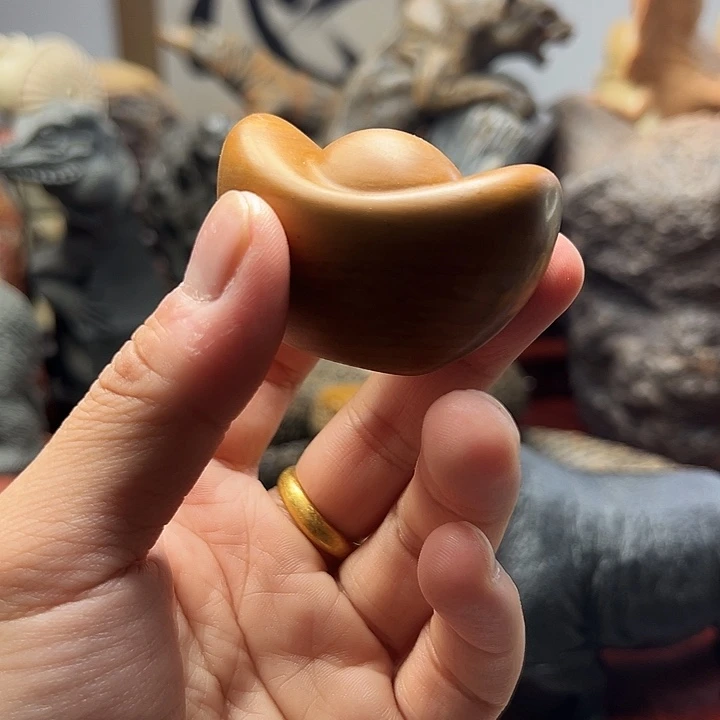 东北石松花石摆件