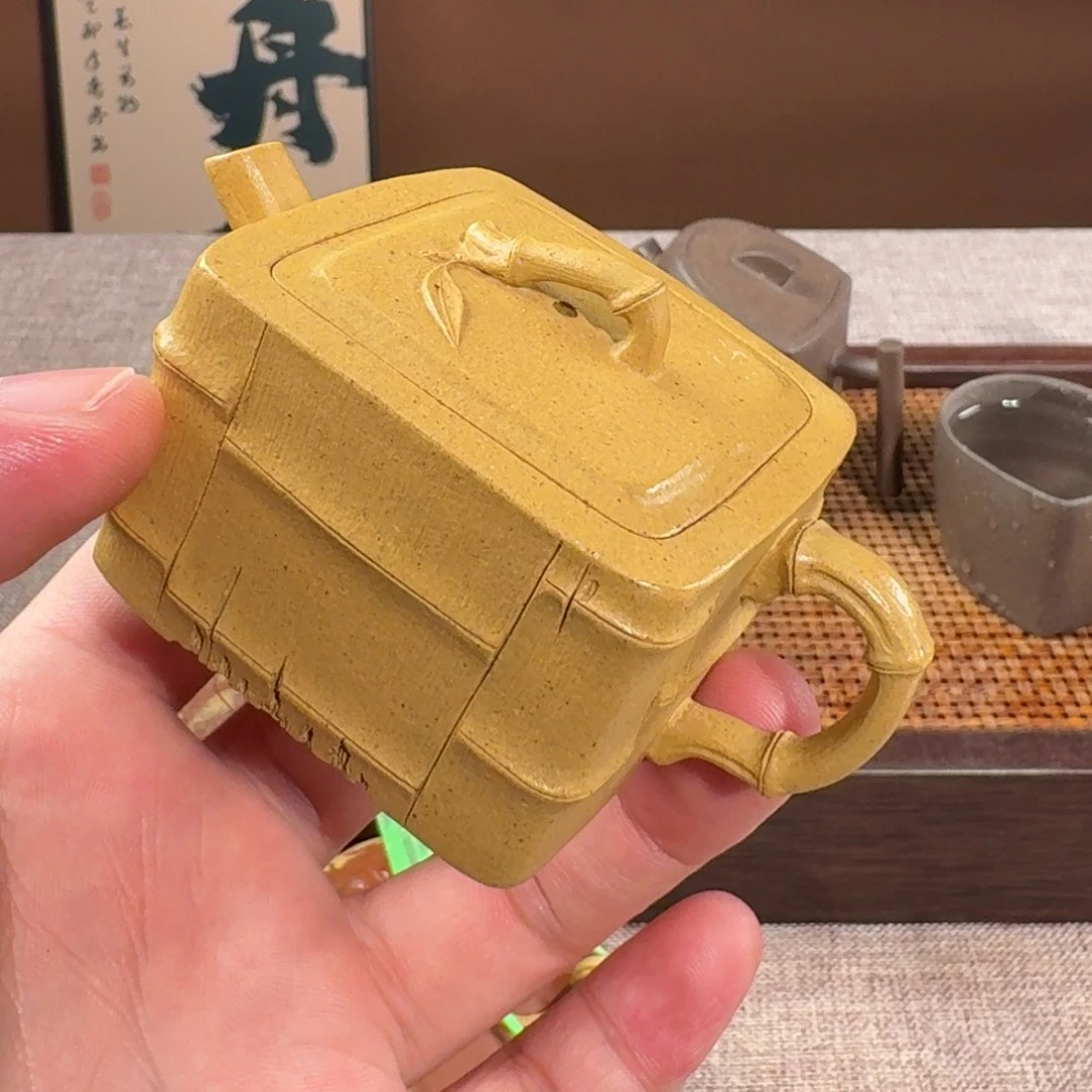 茶壶紫砂四方灵竹