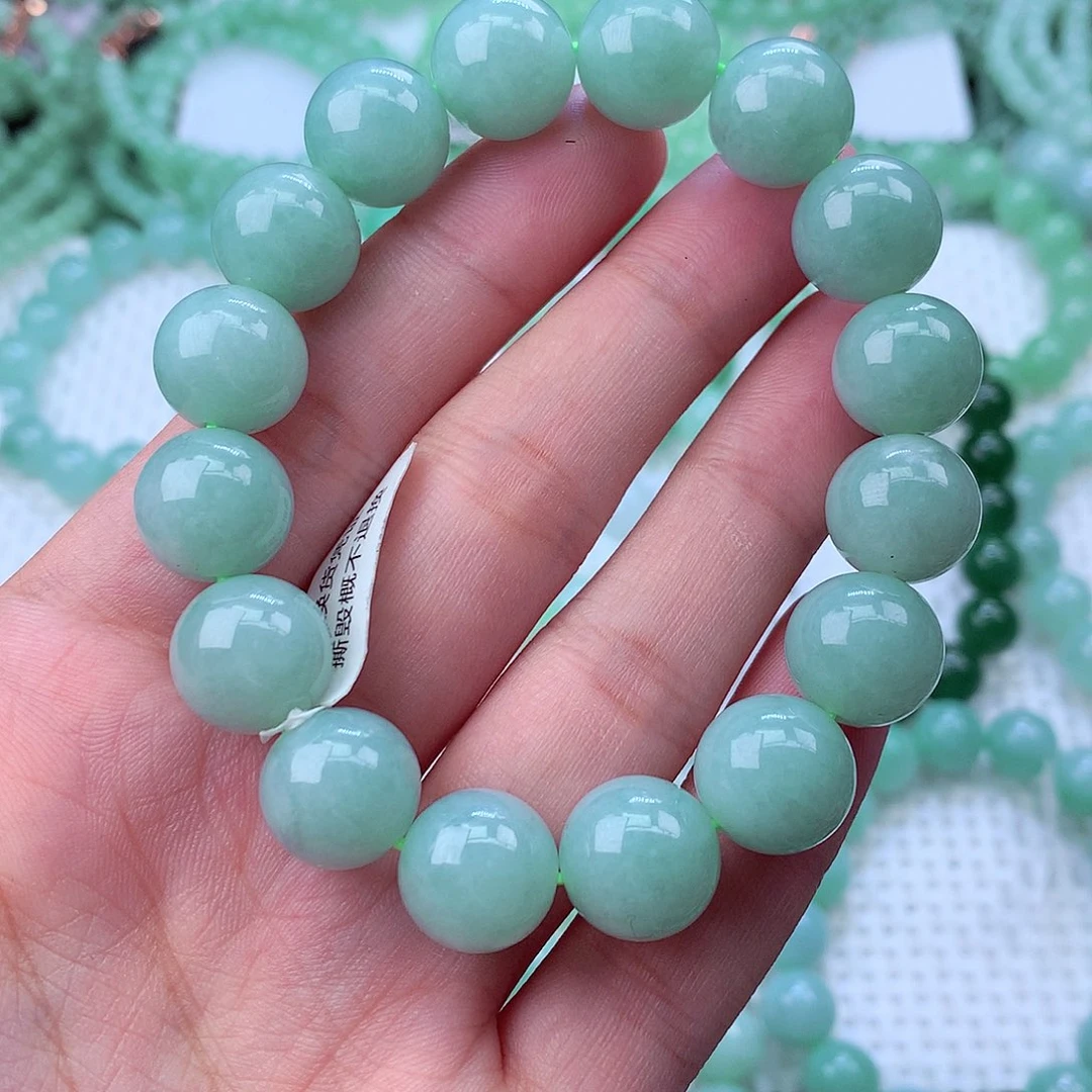 翡翠未镶嵌毛衣链