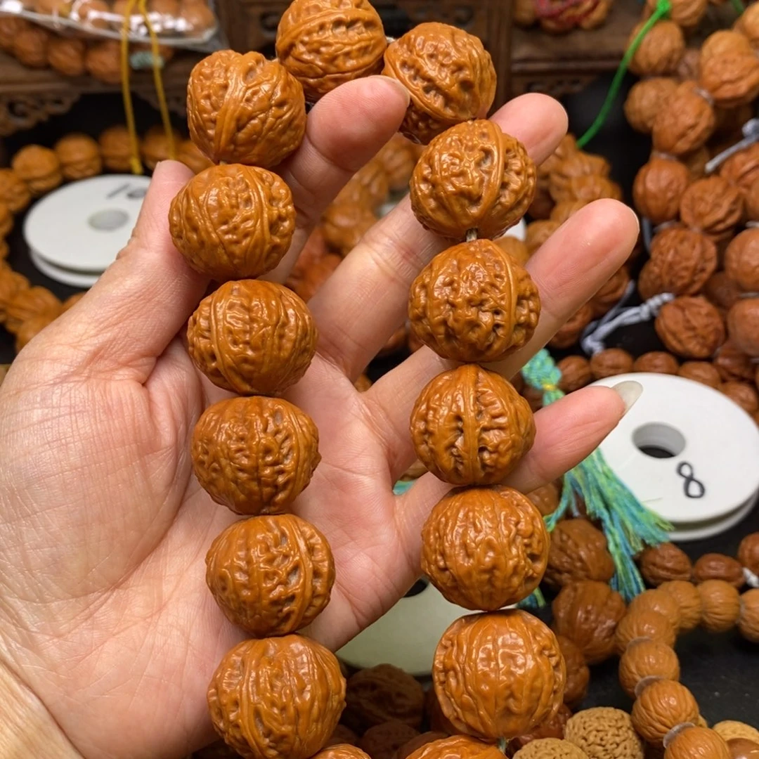 桃核手串麒麟板栗