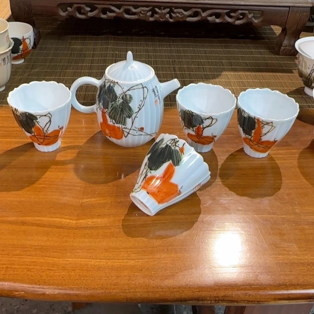 瓷片陶瓷作品陶瓷手绘