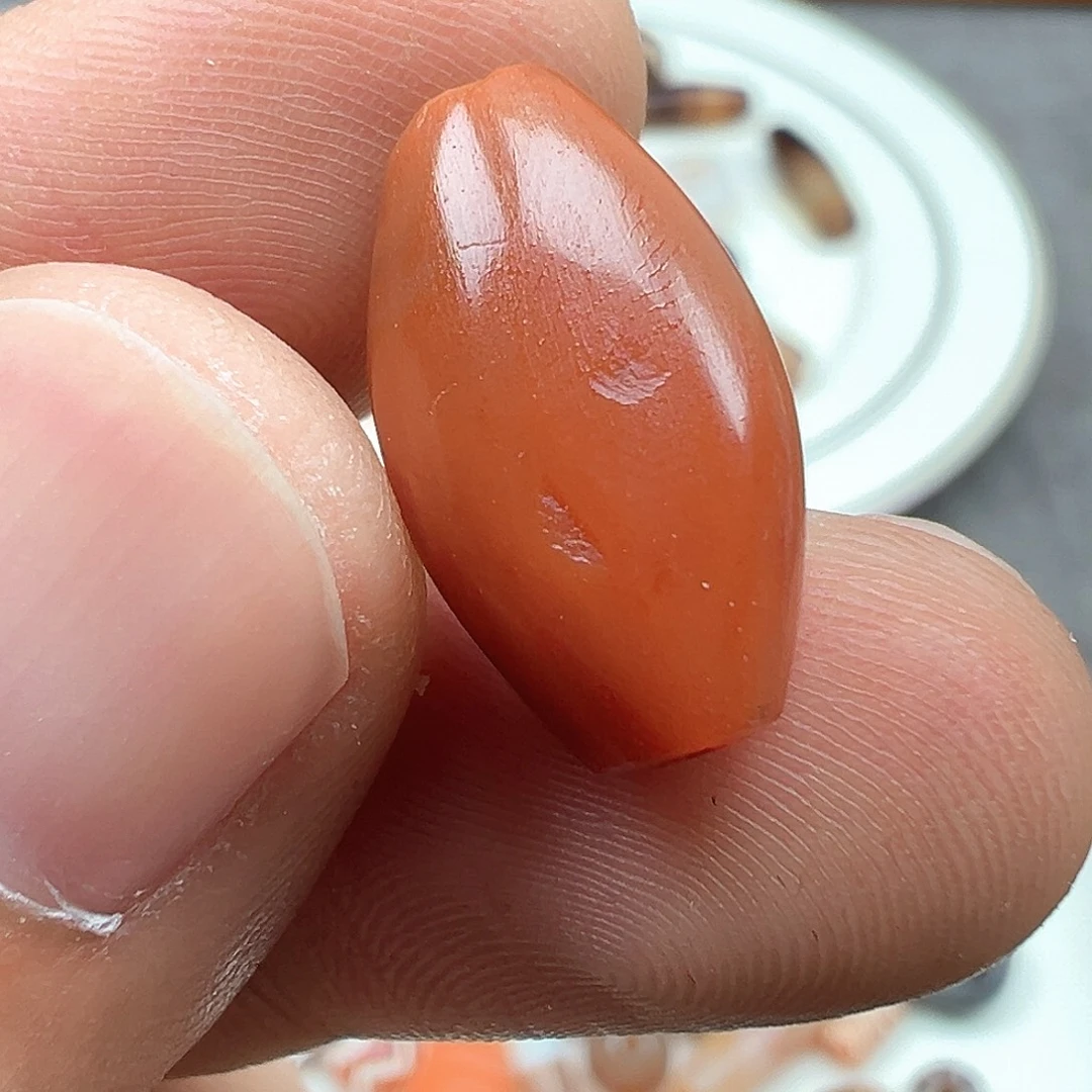 泥塑x2   17.3×10满朱砂橄榄