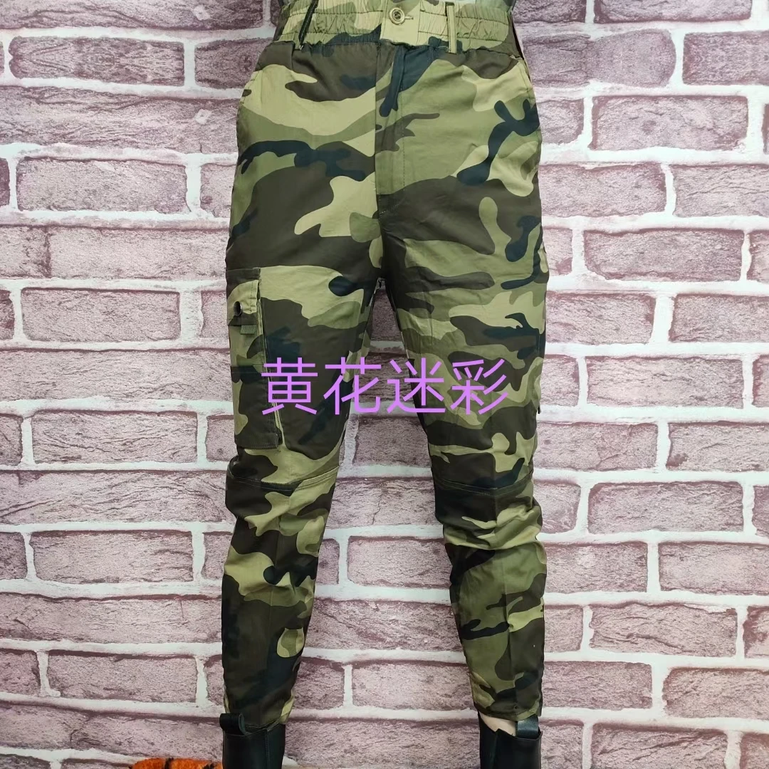 清货清货夏季薄款九分裤休闲裤微弹力舒适修身迷彩裤子