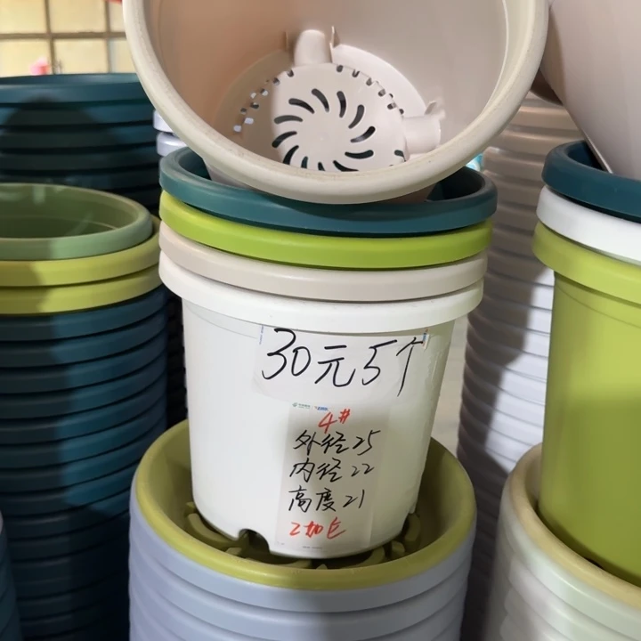 四季4#口径25无托灰白10个