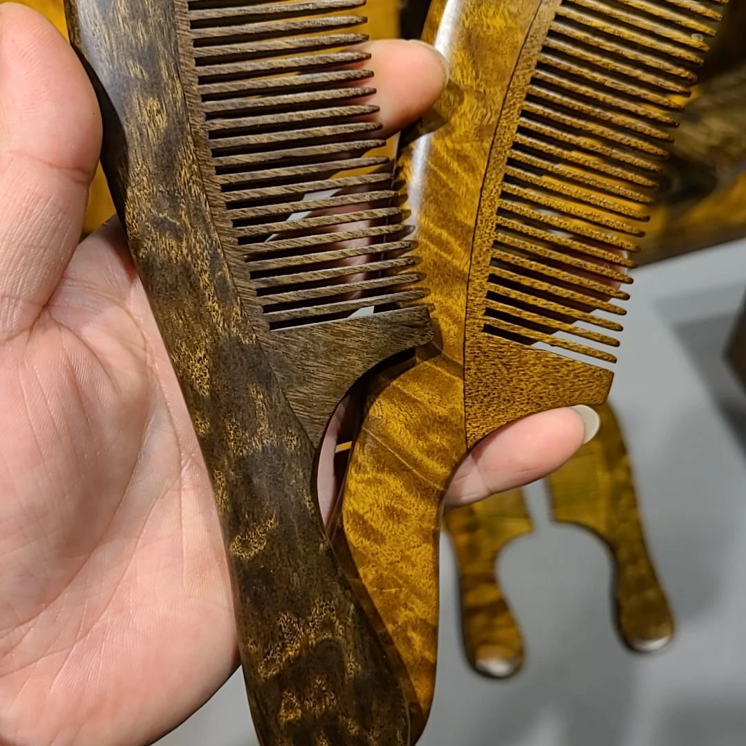 楠木無**為乌木金丝楠木梳子2把