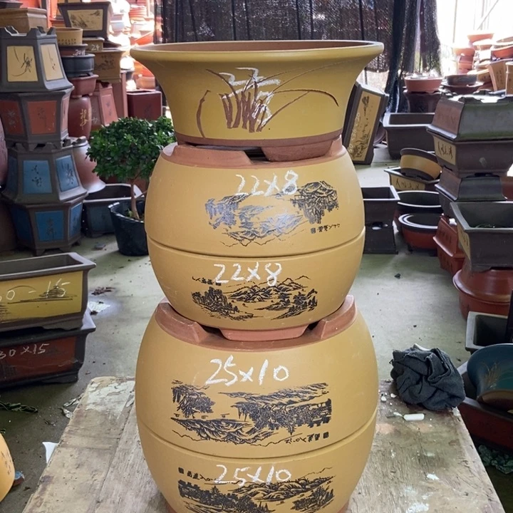 紫砂花盆紫砂紫砂