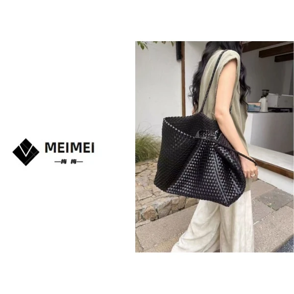 XMM.《编织大包》夏季时尚潮流休闲百搭洋气单肩编织包包25603