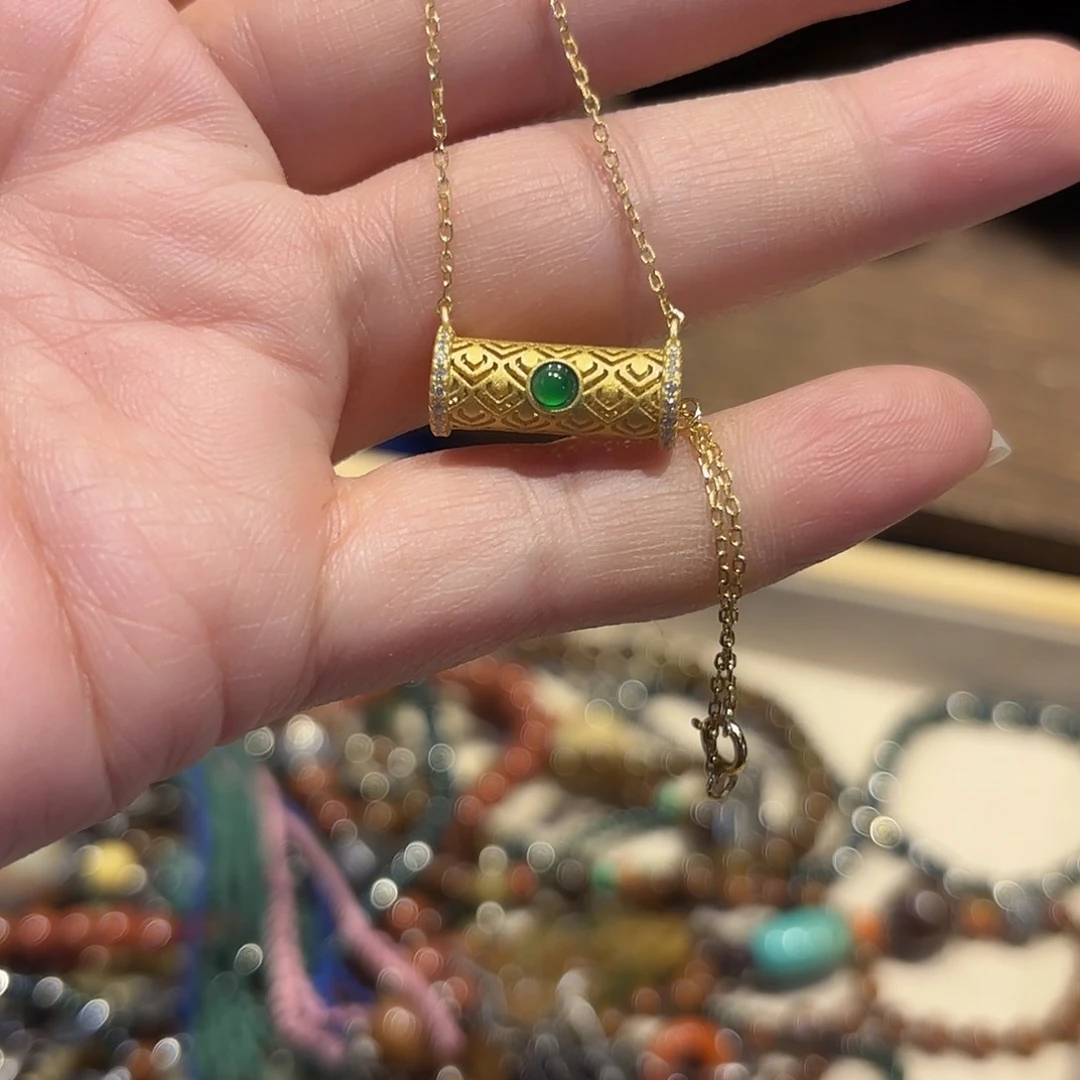 翡翠颈饰未镶嵌原创