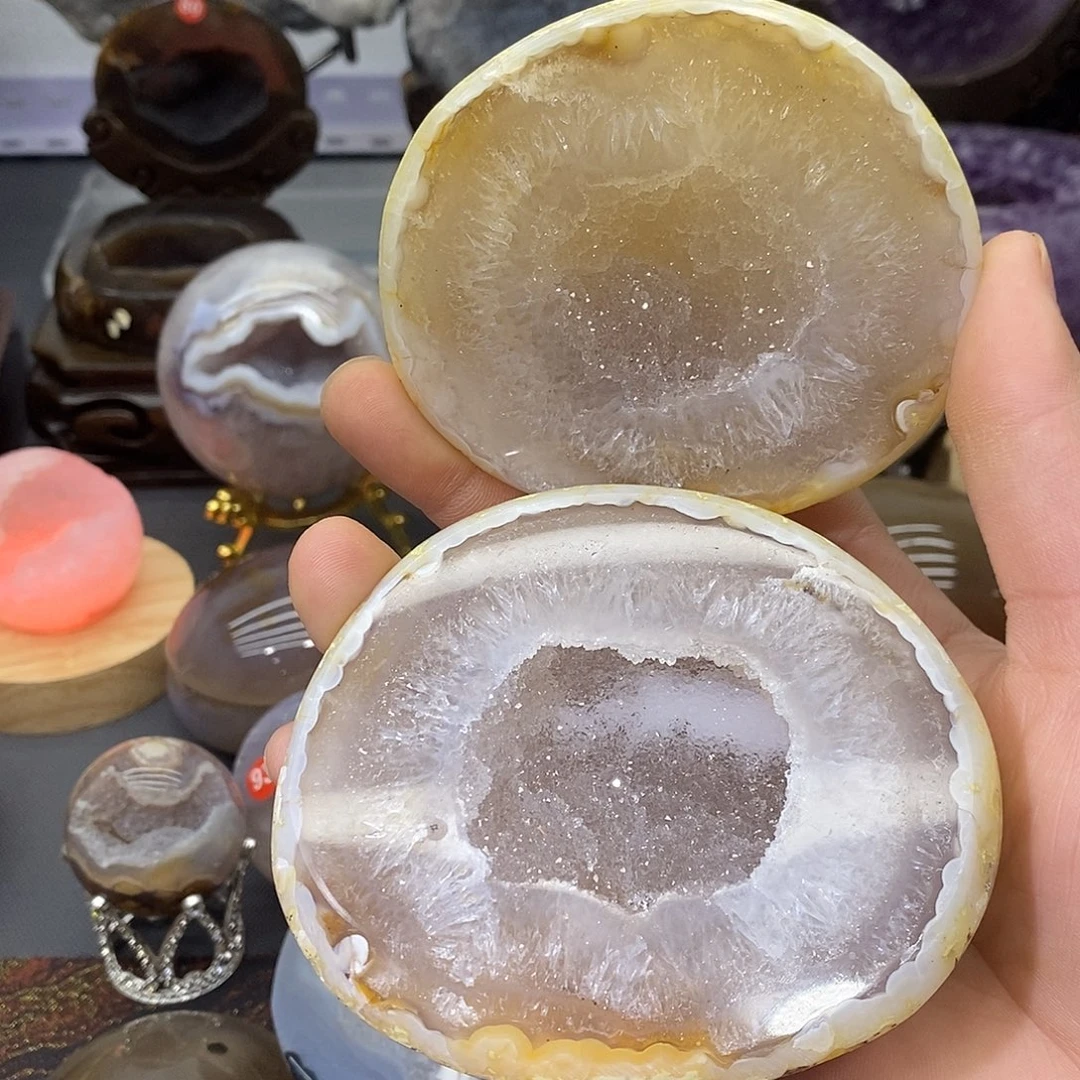 摆件未镶嵌紫晶聚宝盆