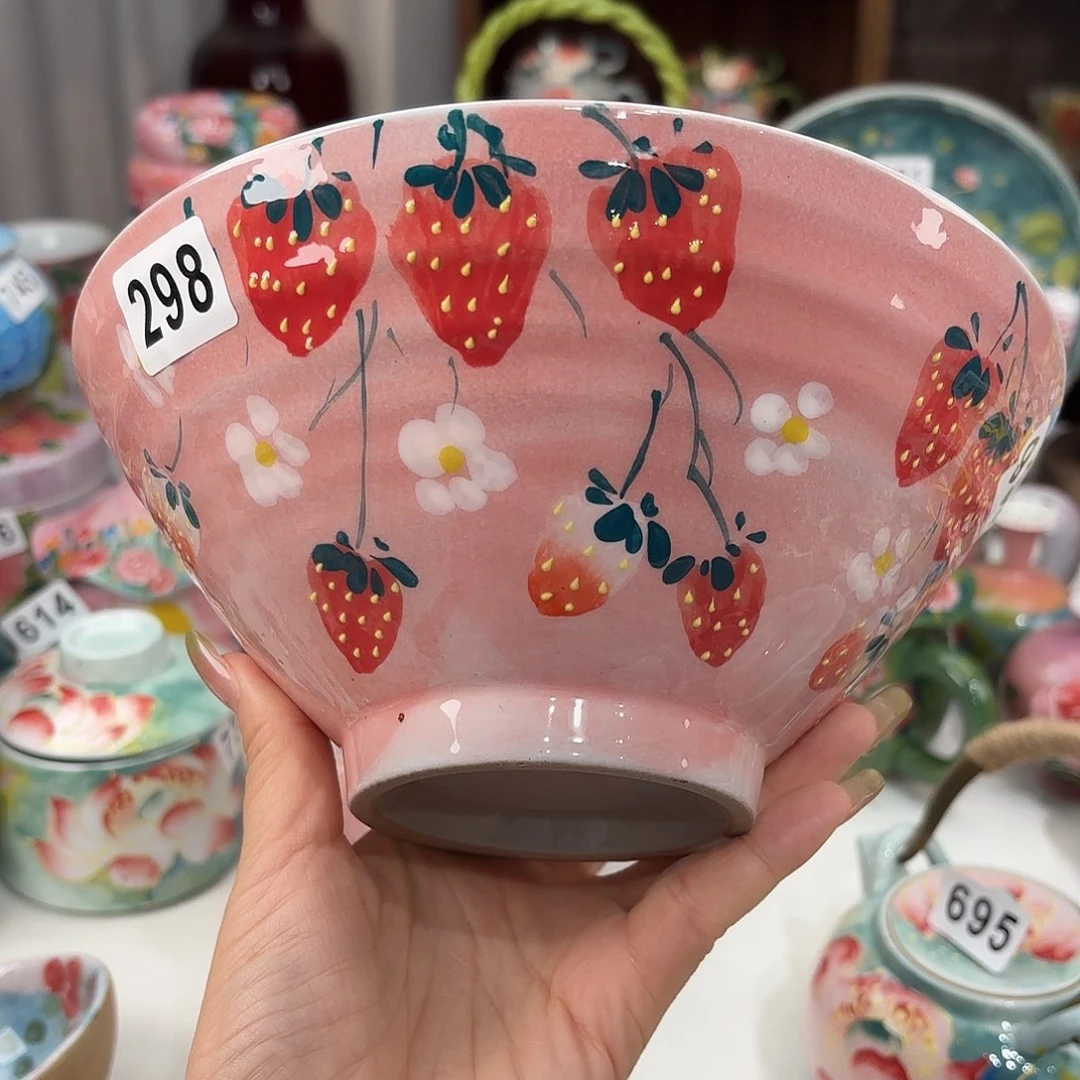 景德镇手绘高温釉下彩陶瓷茶具