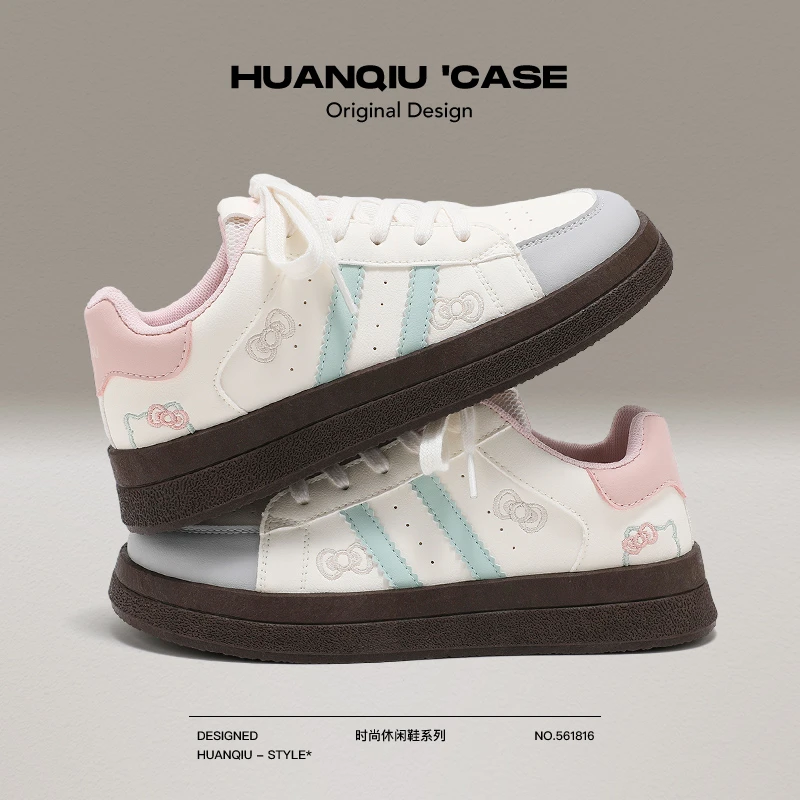 环球小众百搭德训鞋时尚潮流厚底休闲鞋复古软底学生韩版女鞋