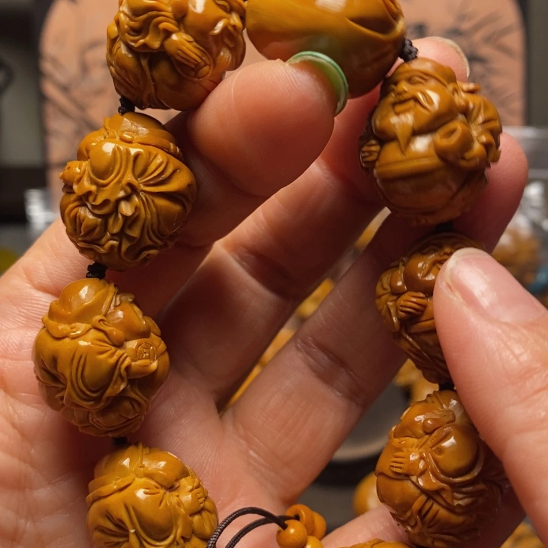 橄榄核手串/手链八大财神