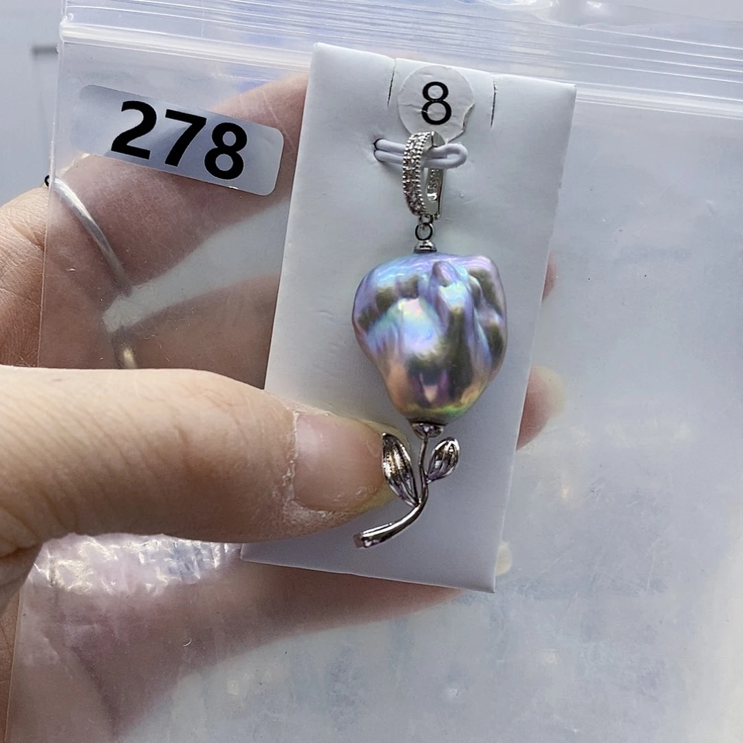 颈饰合金淡水珍珠