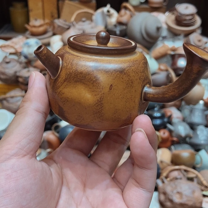 柴烧老岩泥高端茶器